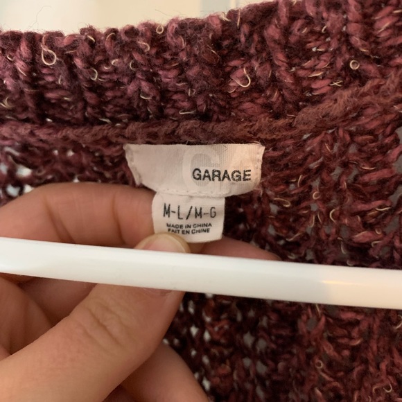 Garage long slouchy knit sweater - Picture 2 of 2